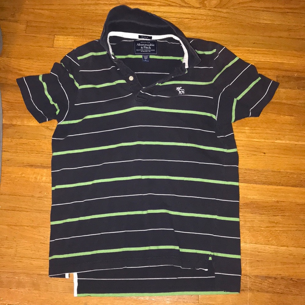 Navy blue Abercrombie & Fitch polo